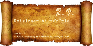 Reizinger Viktória névjegykártya
